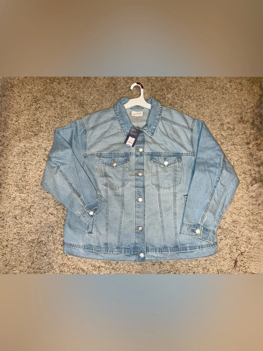 Women’s xxl denim jacket new - Picture 1 of 5
